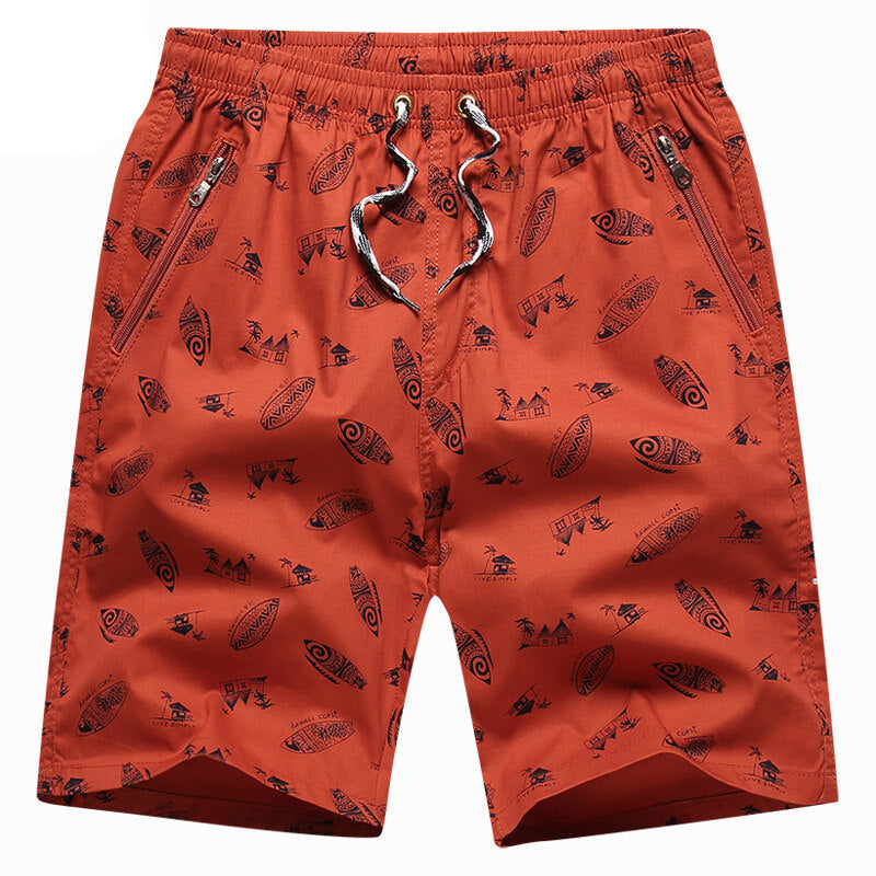 L-5XL Casual Cotton Home Five-point Beach Shorts