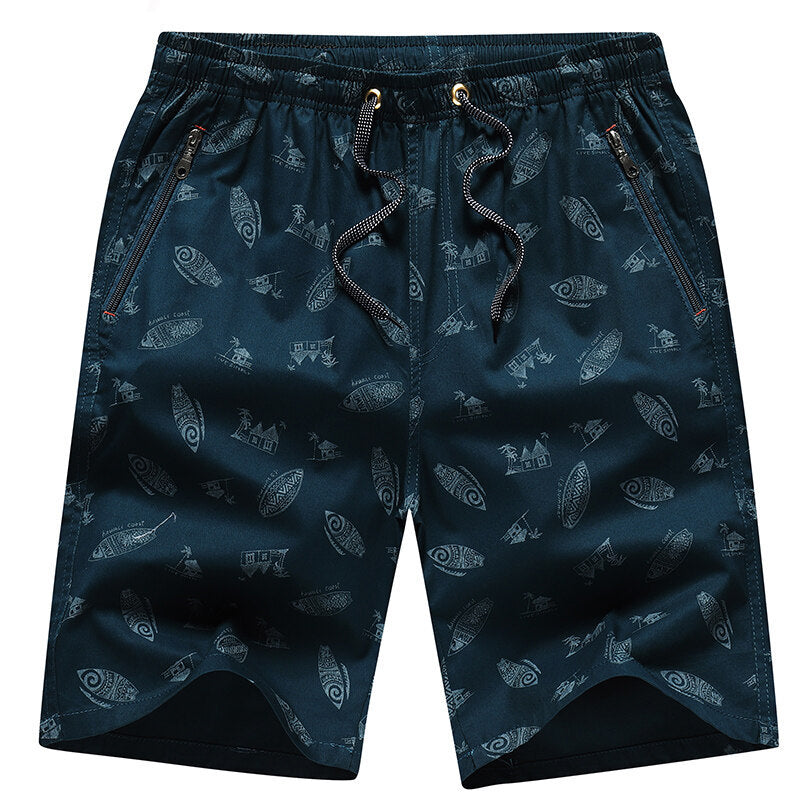 L-5XL Casual Cotton Home Five-point Beach Shorts