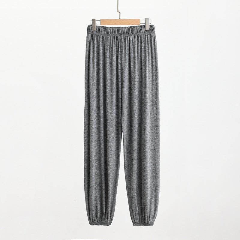 2XL-6XL Summer Modal Thin Plus Size Sports Home Trousers