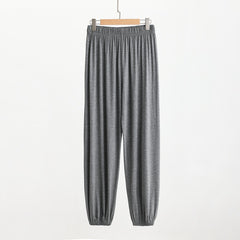 2XL-6XL Summer Modal Thin Plus Size Sports Home Trousers