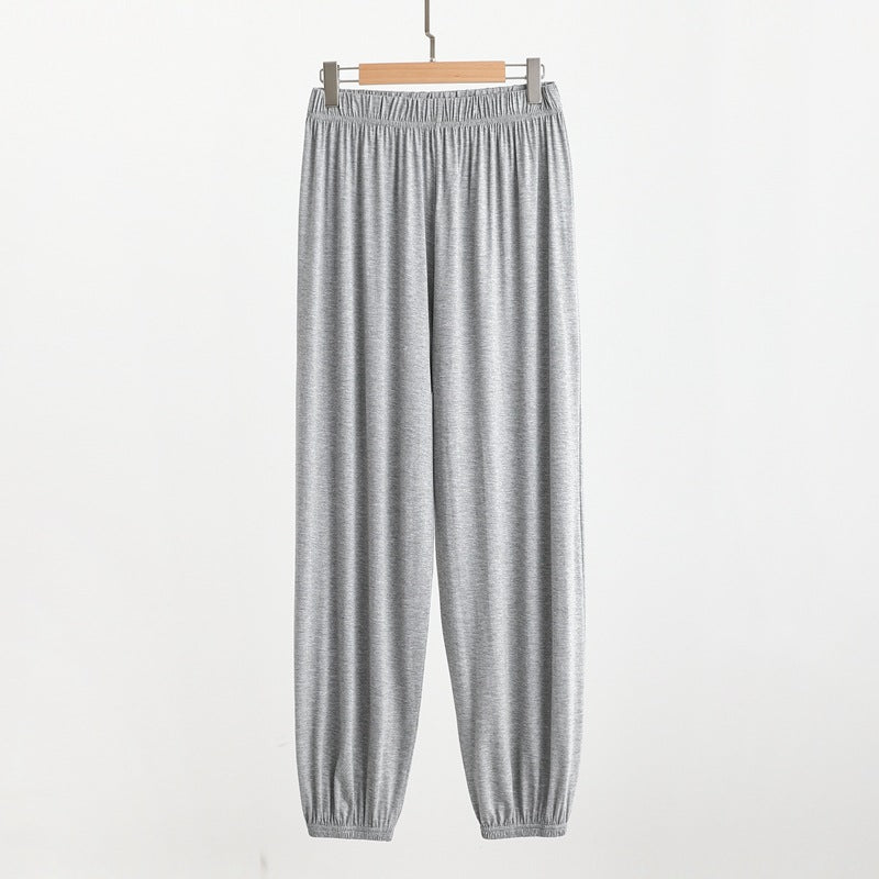 2XL-6XL Summer Modal Thin Plus Size Sports Home Trousers