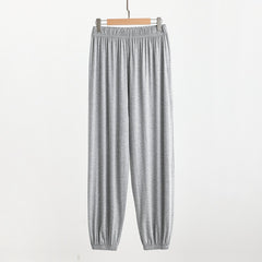 2XL-6XL Summer Modal Thin Plus Size Sports Home Trousers