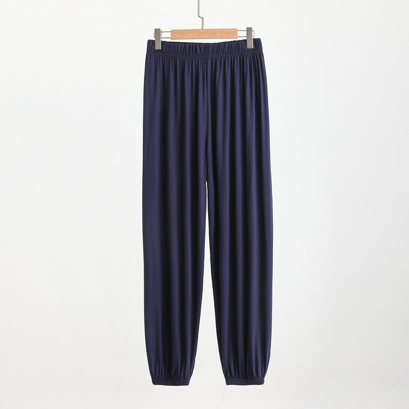 2XL-6XL Summer Modal Thin Plus Size Sports Home Trousers