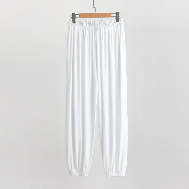 2XL-6XL Summer Modal Thin Plus Size Sports Home Trousers