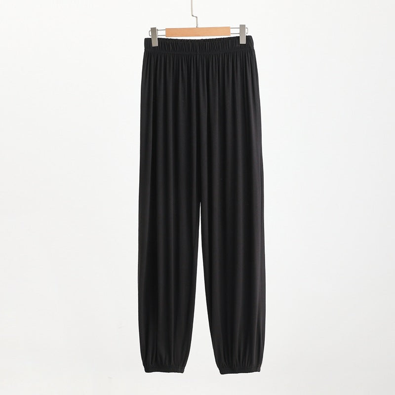 2XL-6XL Summer Modal Thin Plus Size Sports Home Trousers