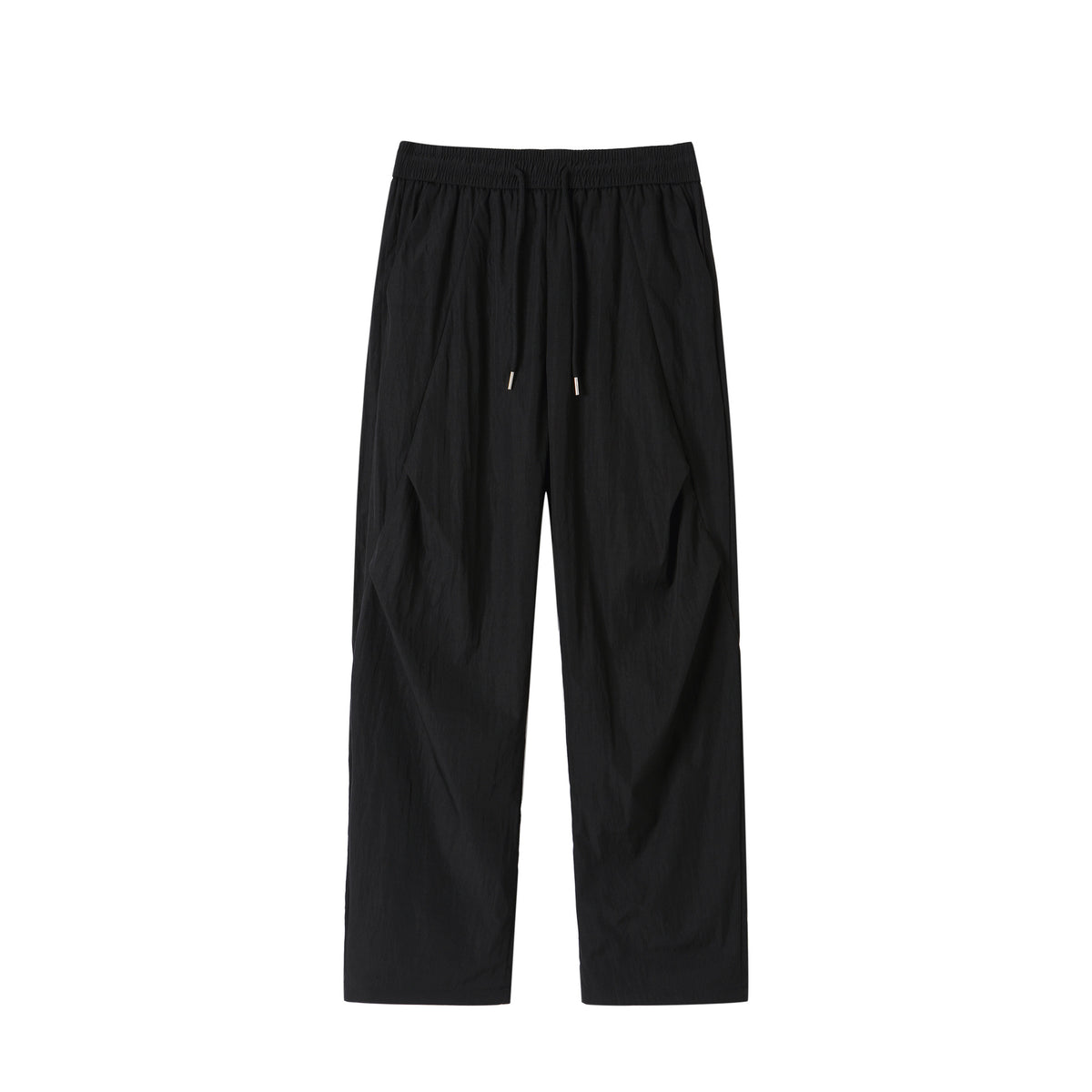 S-5XL Pleated Ice Silk Quick-Dry Casual Wide-Leg Trousers