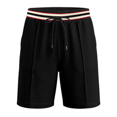 S-3XL Color-Bright Stripe Casual Hawaiian Shorts