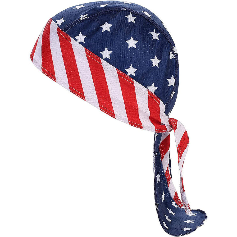 American Flag Independence Day Printed Baotou Hat Sports Breathable