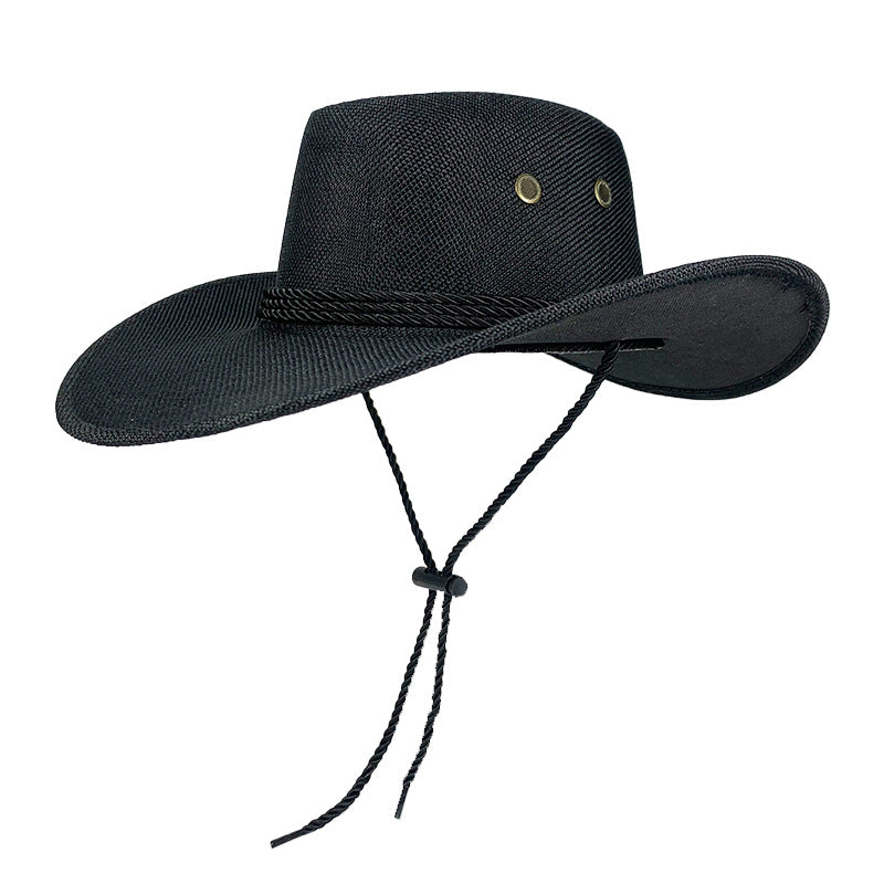 Western Cowboy Rope Rider Hat Hemp Hat