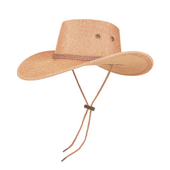 Western Cowboy Rope Rider Hat Hemp Hat