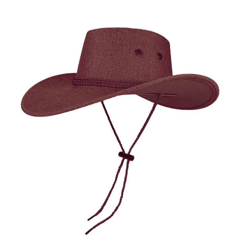 Western Cowboy Rope Rider Hat Hemp Hat