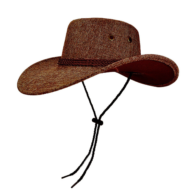 Western Cowboy Rope Rider Hat Hemp Hat
