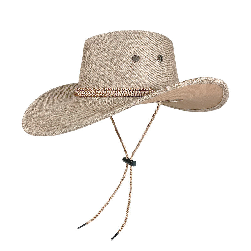 Western Cowboy Rope Rider Hat Hemp Hat