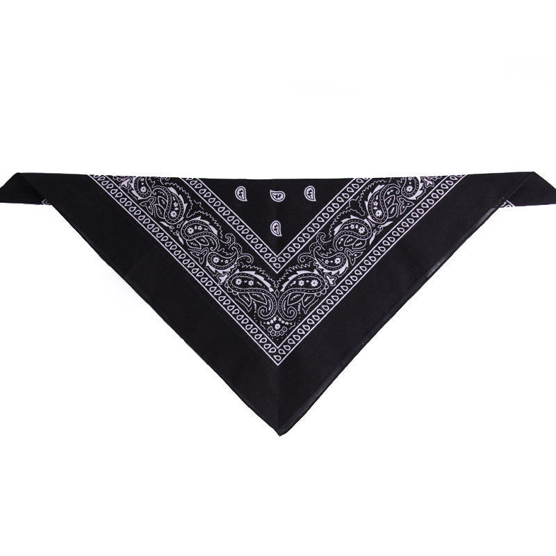 Cotton Outdoor Riding Street Dance Hip-Hop Cashew Flower Turban