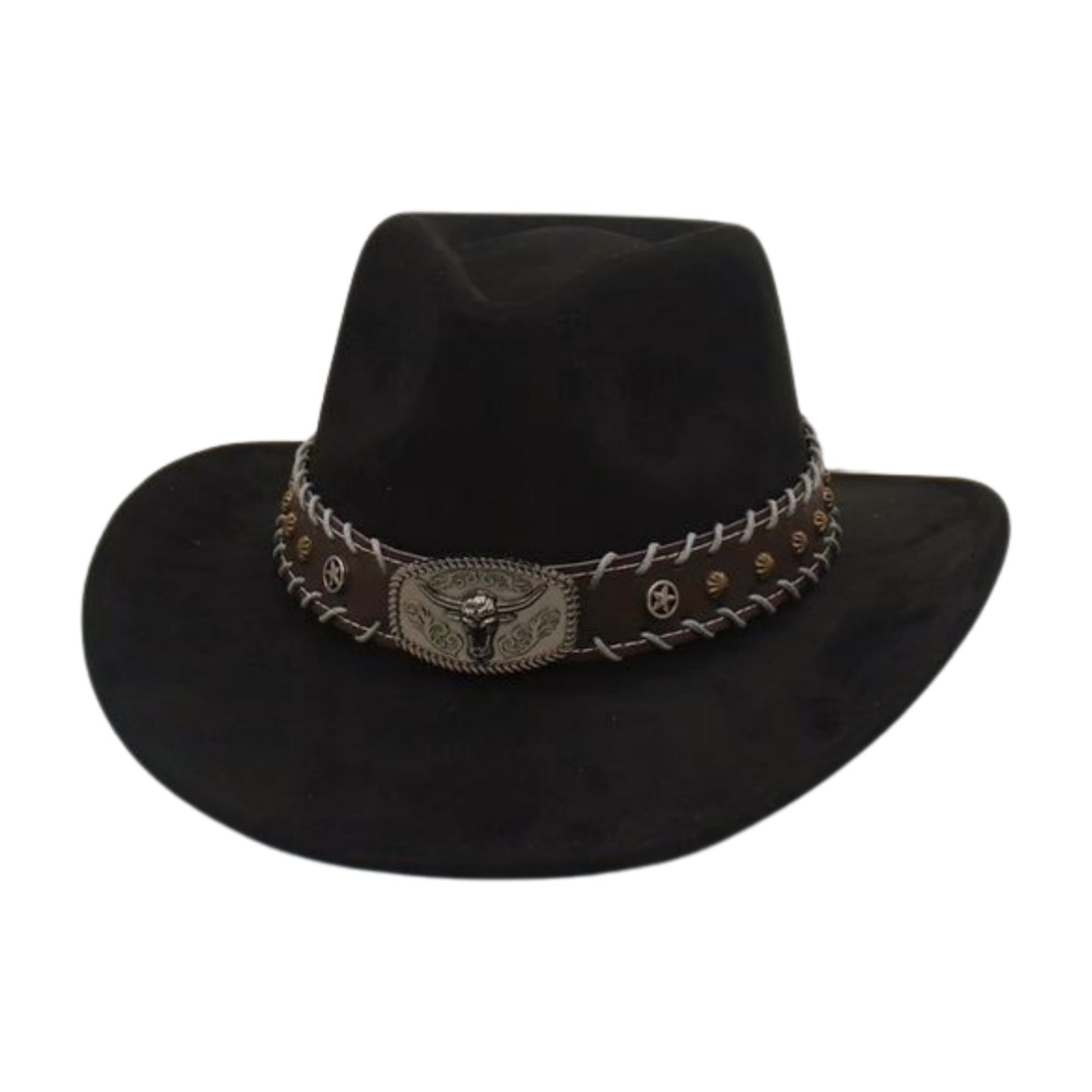 Western Cowboy National Style Cow Head Riding Jazz Hat