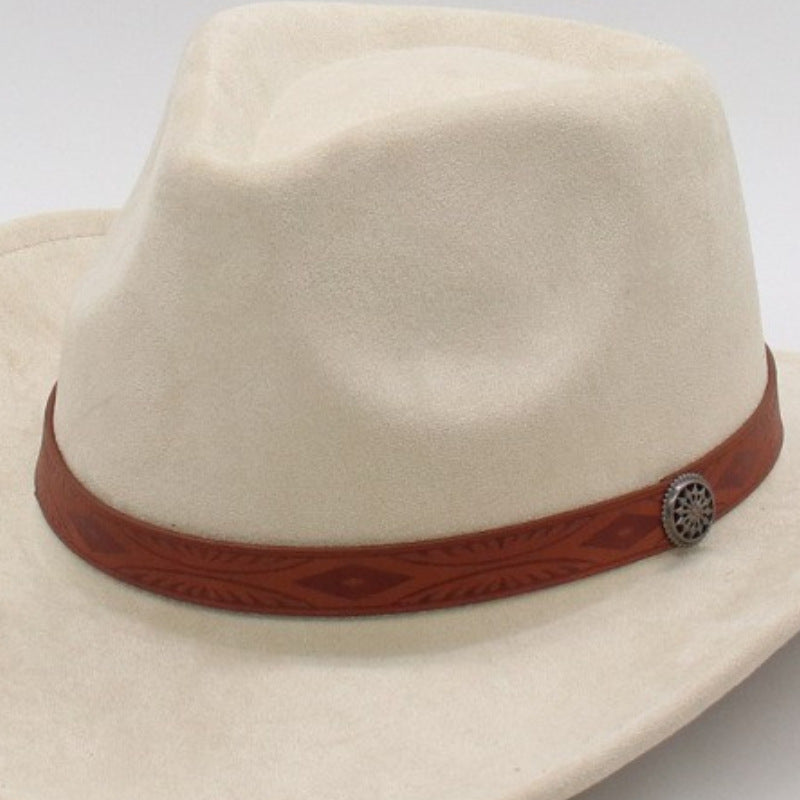 Western Cowboy Hat With Straw Hat Hat Cowboy Hat Special Belt Accessories
