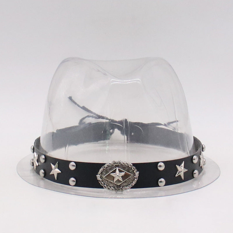 Western Cowboy Hat With Straw Hat Hat Cowboy Hat Special Belt Accessories