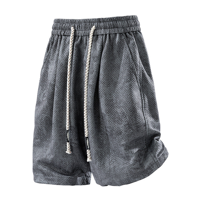 M-8XL Washed Tie-Dye Texture Vintage Loose Pants