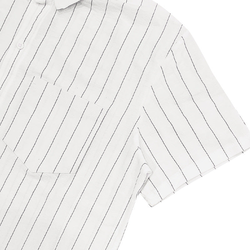S-3XL Striped Jacquard Suit