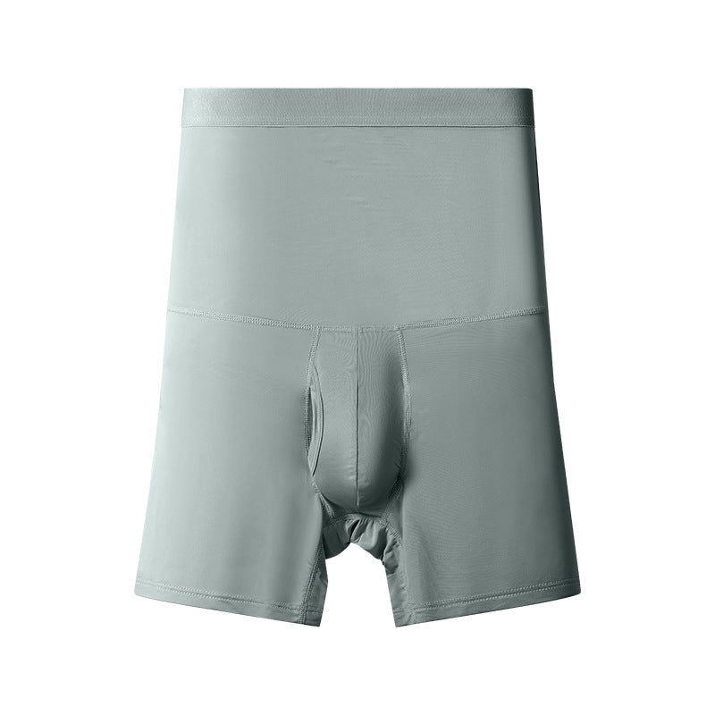 L-5XL,[High-Waist Sports Boxer Briefs] Waist Support,Tummy Control, Extended Length,Boxer Trunks for Plus-Size Men