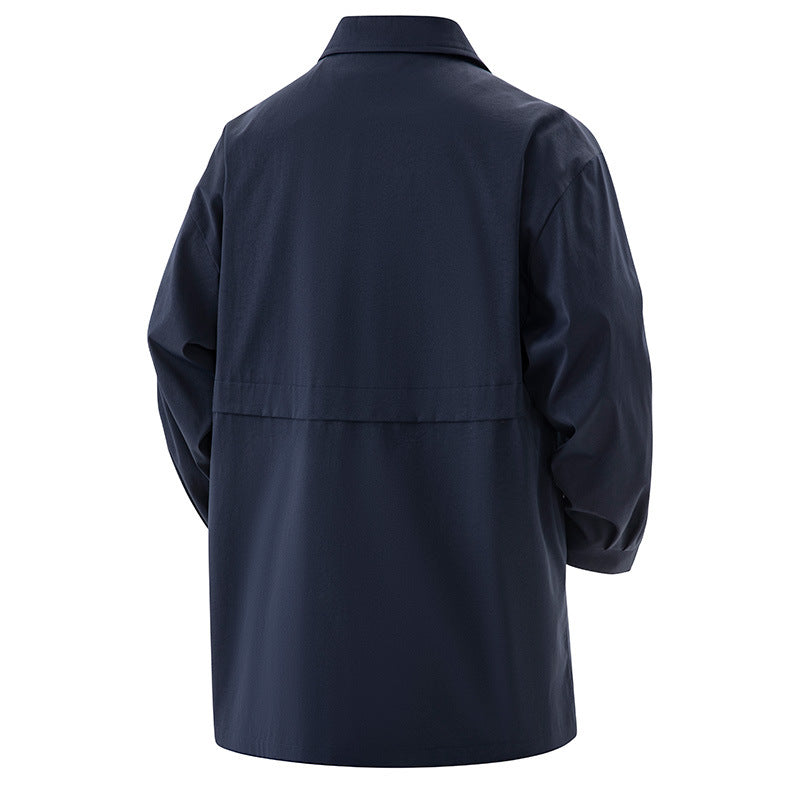 L-9XL Plus Size American Casual Coat Mid-length Coat