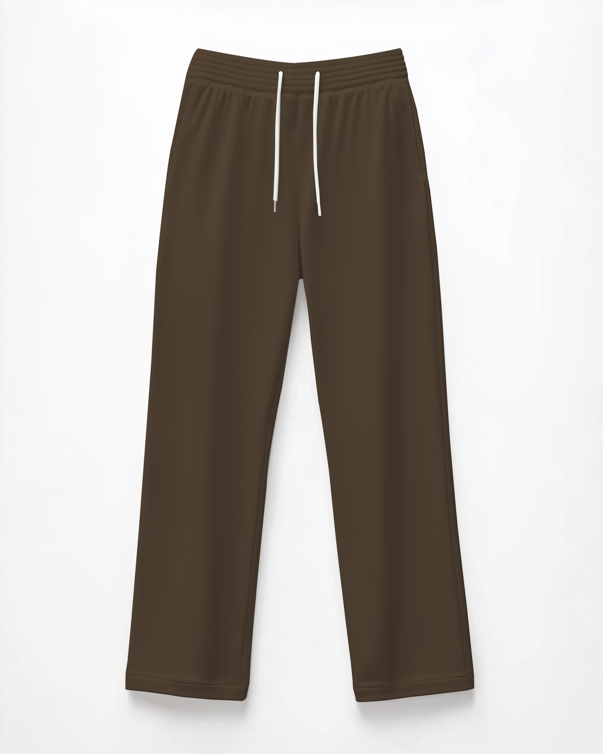 Big Men's Loose Straight Drawstring Sweatpants with Pocket