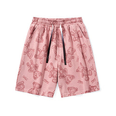 Plus Size Sports Street  Style Shorts