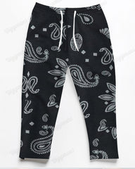 Street Paisley Men's Loose Plus Size Straight Pants