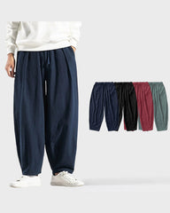 Cotton And Linen Casual Loose Wide-leg Pants