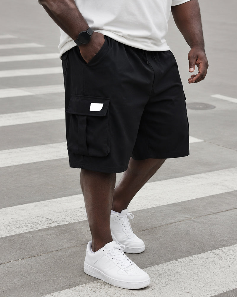 XL-9XL Plus Size Men's Casual Tooling Shorts