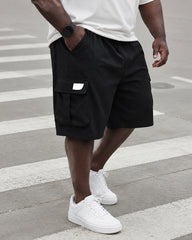 XL-9XL Plus Size Men's Casual Tooling Shorts