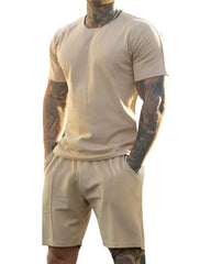 🔥Summer Sets 50% Off Exclusive ✨ Summer Men’s Short-Sleeve Crew-Neck Fitness Sports Casual Set