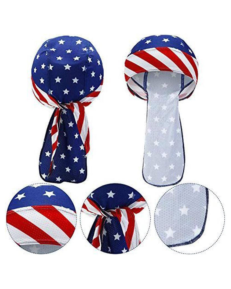 American Flag Independence Day Printed Baotou Hat Sports Breathable
