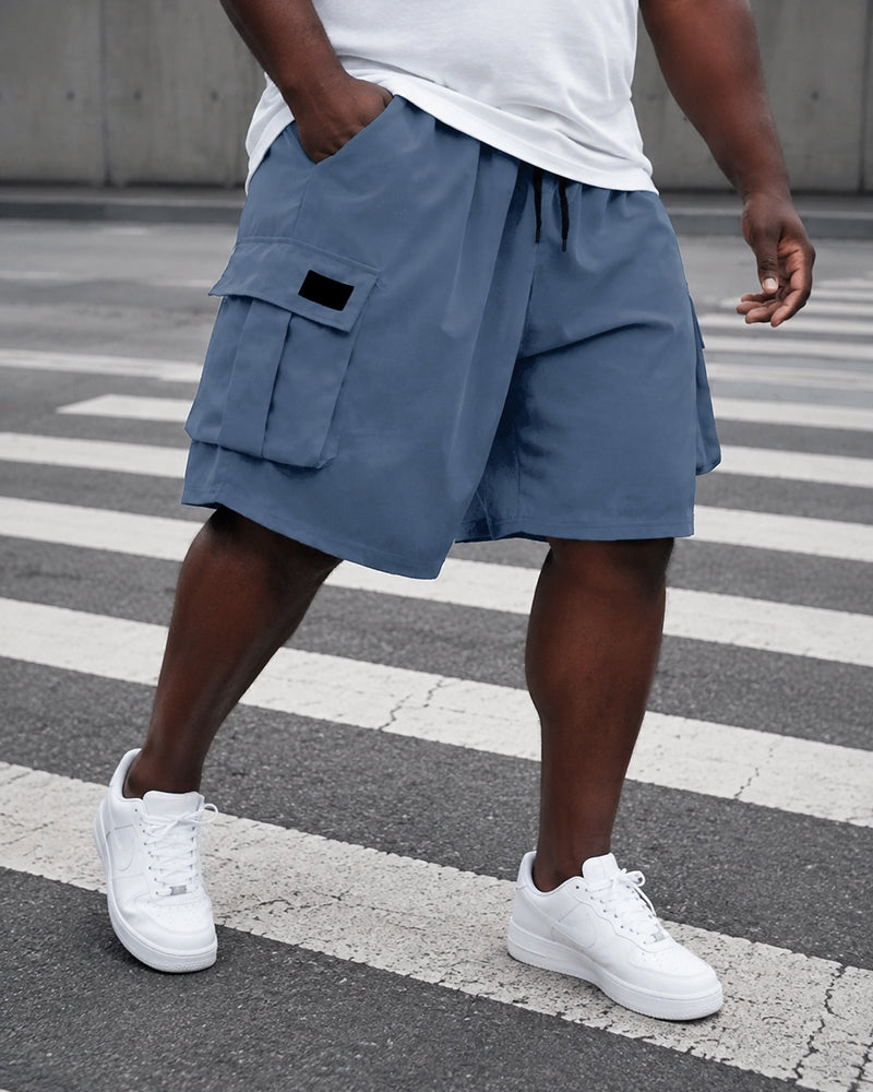 XL-9XL Plus Size Men's Casual Tooling Shorts