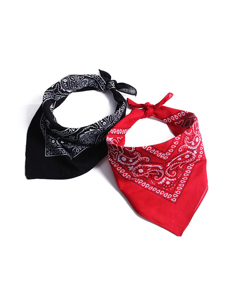 Cotton Outdoor Riding Street Dance Hip-Hop Cashew Flower Turban