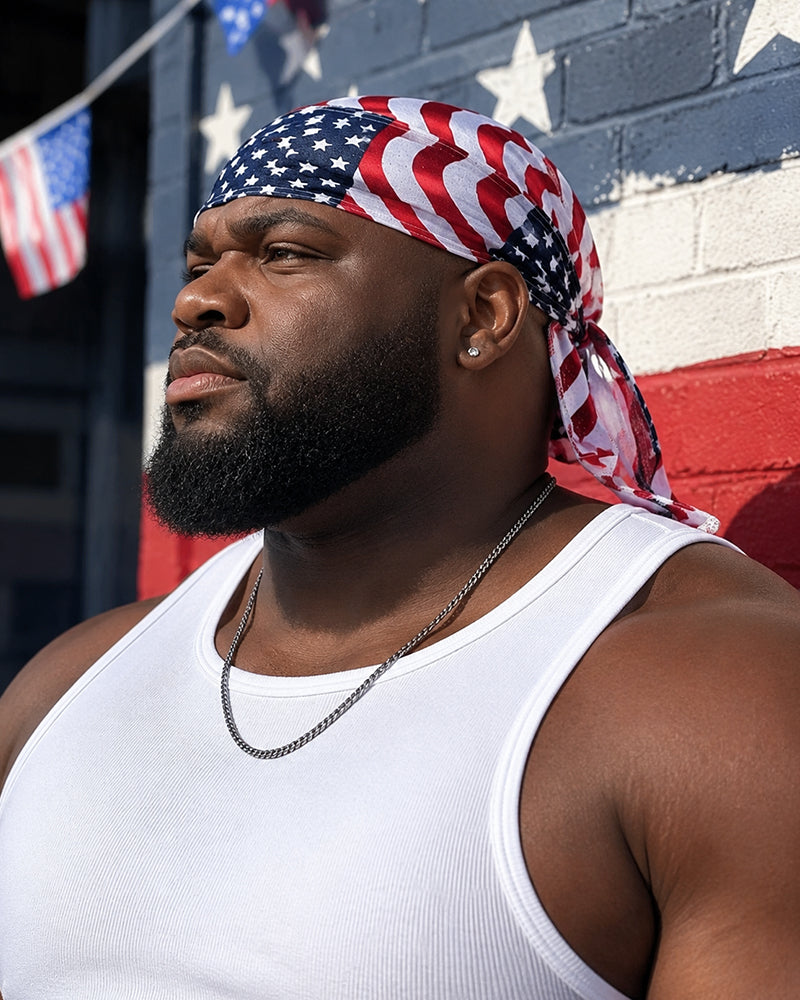 American Flag Independence Day Printed Baotou Hat Sports Breathable