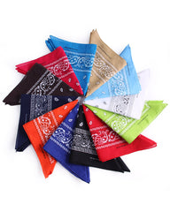 Cotton Outdoor Riding Street Dance Hip-Hop Cashew Flower Turban