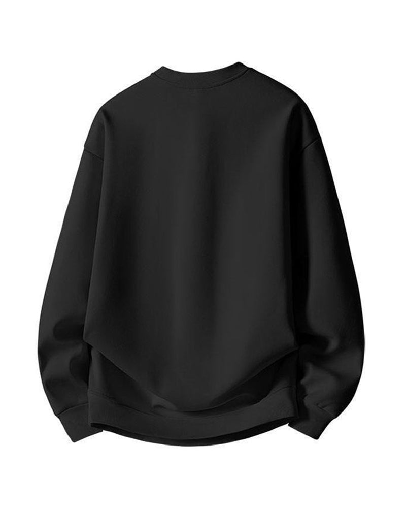 M-8XL Plus Size Crewneck Sweatshirt Plus Size