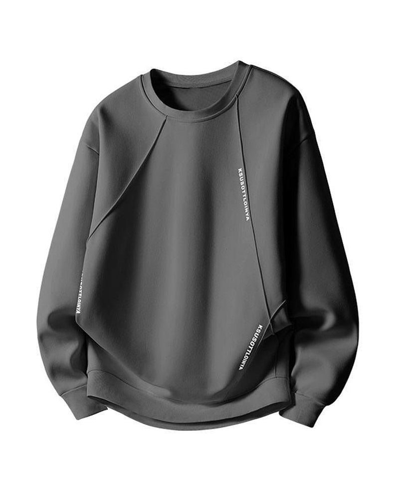M-8XL Plus Size Crewneck Sweatshirt Plus Size