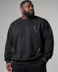 M-8XL Plus Size Crewneck Sweatshirt Plus Size