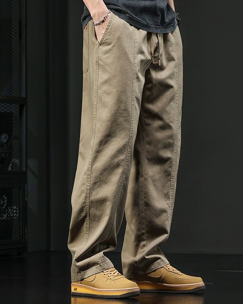 M-5XL Retro Casual Straight Overalls