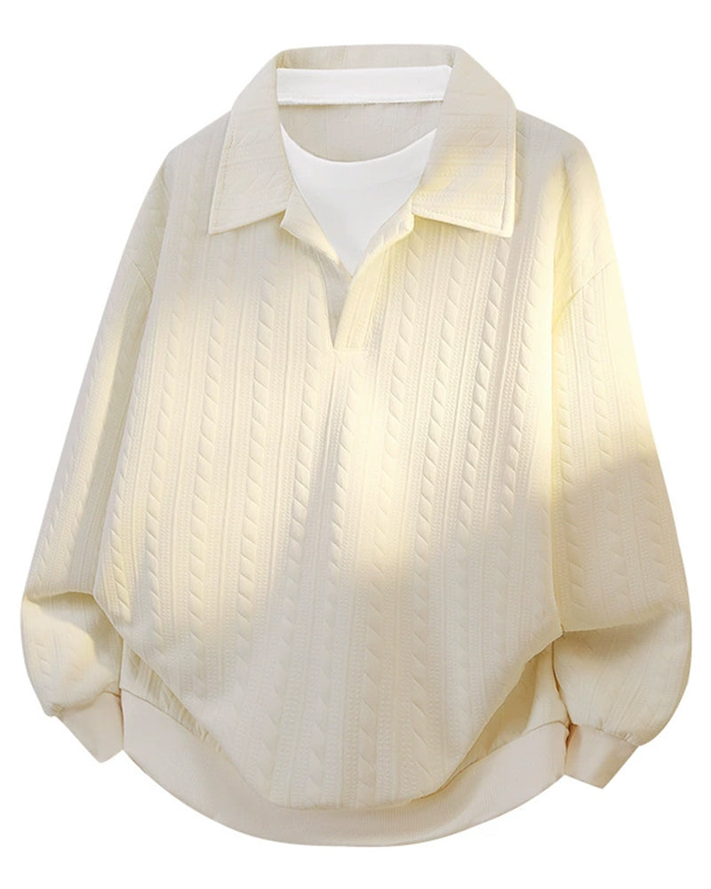 M-8XL Spring And Autumn Leisure Sports Suit Two-piece Set
