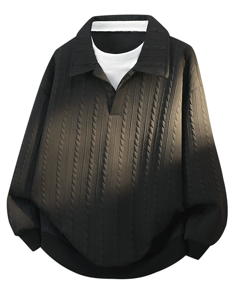 M-8XL Spring And Autumn Leisure Sports Suit Two-piece Set