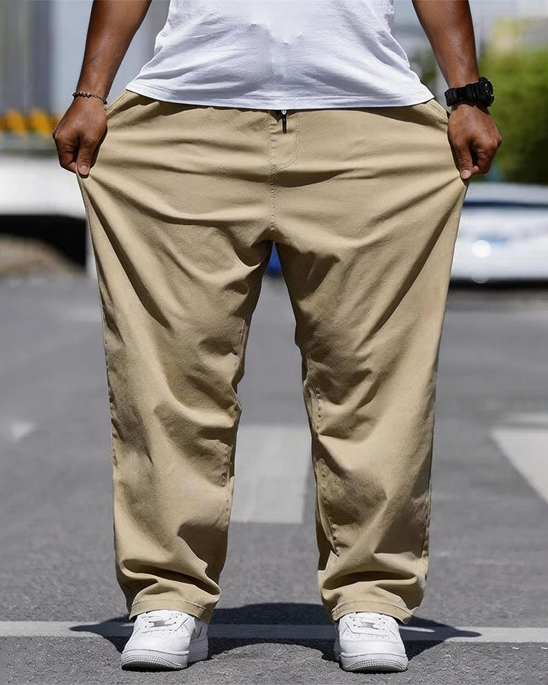 XL-8XL Plus Fat Loose Straight Pants