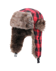 Check Thickened Outdoor Ear Protection Pilot Cap