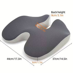 1pc of comfortable memory sponge cushion cushion - long time sitting in office/home chair/wheelchair hip cushion slide prevention,tailbone cushion