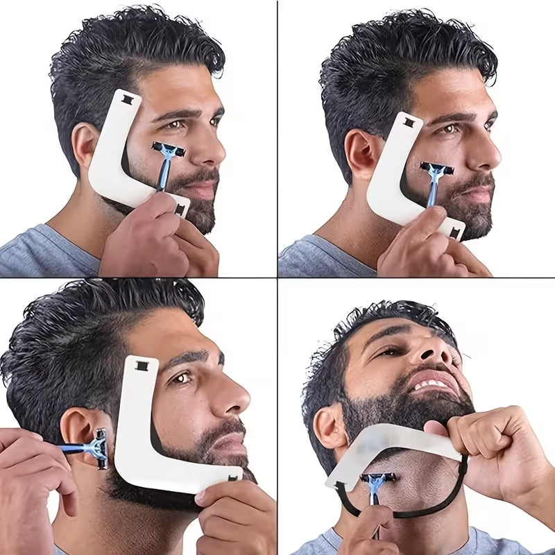 Neck Styling Device, Nape Beard Styling Ruler, Chin Beard Trimming Board