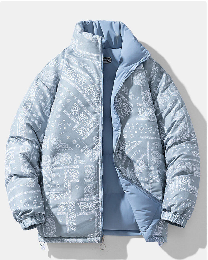 Big & Tall Men's Double-sided Cotton-padded Jacket Camouflage Winter Coat For Men And Women New Thickened Cotton-padded Jacket Korean Fashion Cotton-padded Jacket Cross-border S-4XL