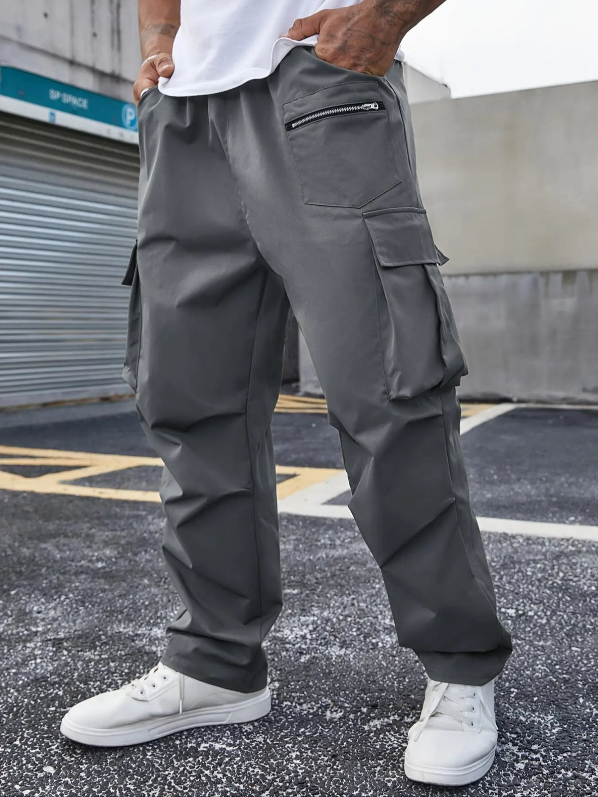 Plus Size Casual Work Pants