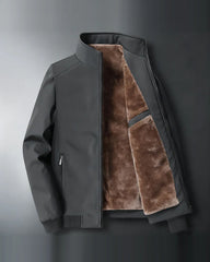 Big & Tall Men's Plus Velvet Stand-up Collar Large Size Jacket Coat M-8XL